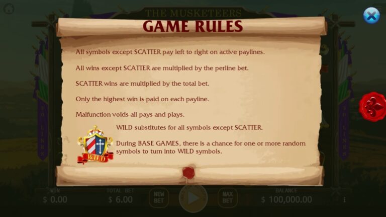Musketeers KA GAMING sloxo-xo ฝาก ถอน