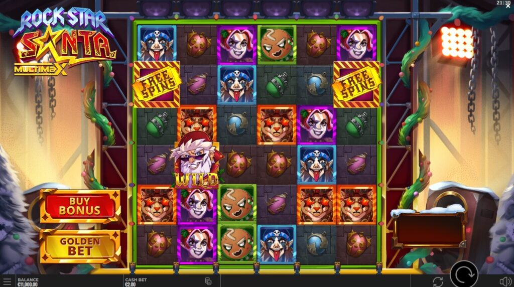 Rock Star Santa MultiMax yggdrasil slotxo