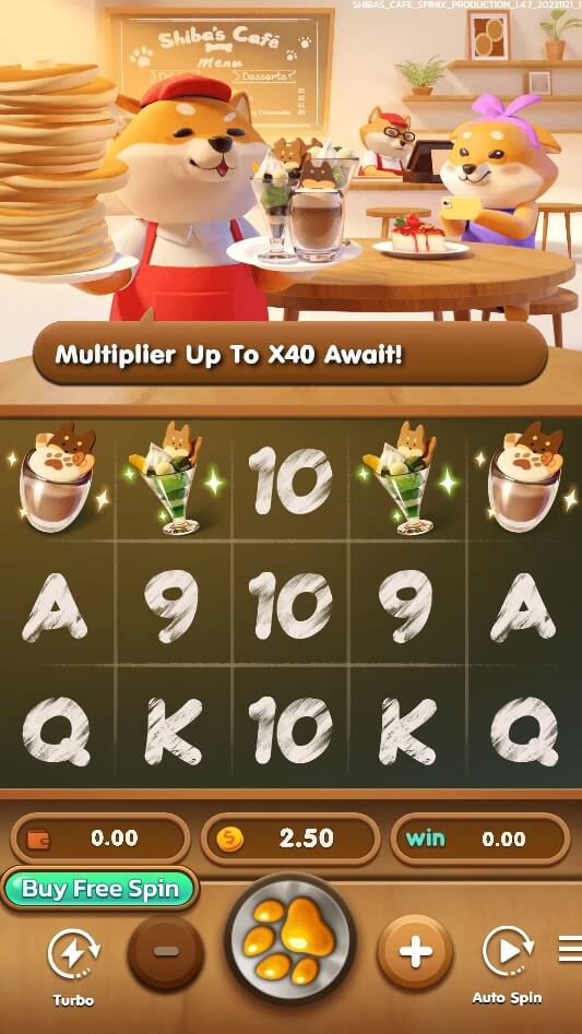 Shiba's Cafe SPINIX 168slotxo