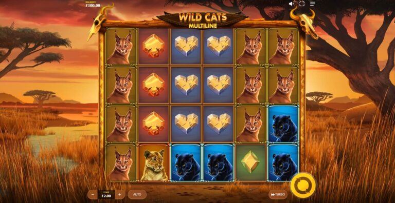 Wild Cats Multiline Red Tiger slotxo เล่น ฟรี