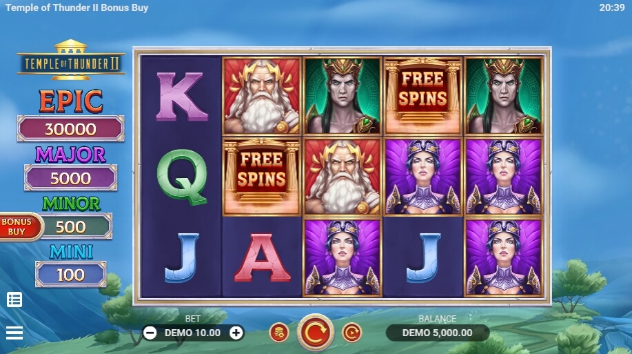 TEMPLE OF THUNDER II BONUS BUY Evoplay Slotxo168
