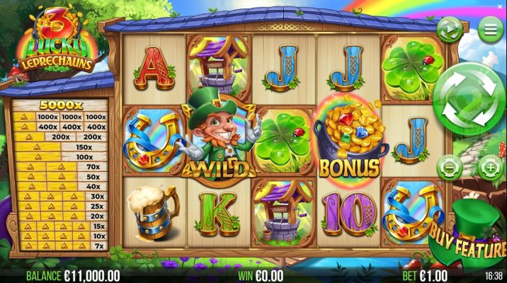 3 Lucky Leprechauns yggdrasil slotxo