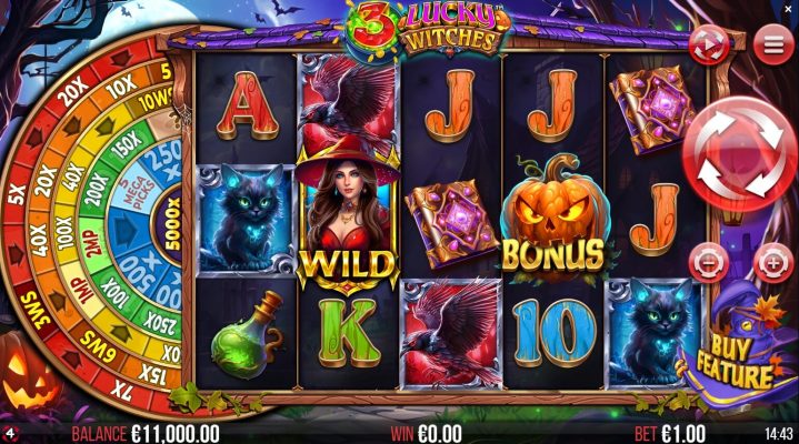 3 Lucky Witches yggdrasil slotxo