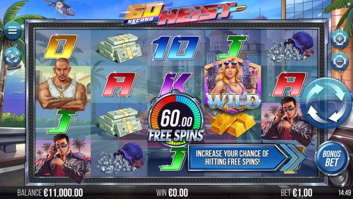 60 Second Heist CQ9 slotxo