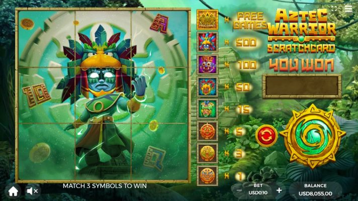 Aztec Warrior SCRATCHCARD dragongaming slotxo-xo ทางเข้า