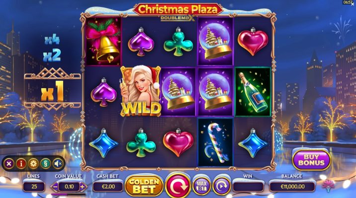 Christmas Plaza DoubleMax yggdrasil slotxo auto