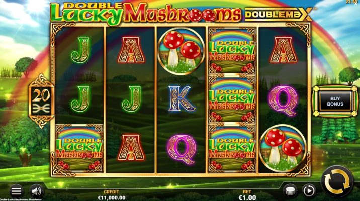 Double Lucky Mushrooms DoubleMax yggdrasil slotxo
