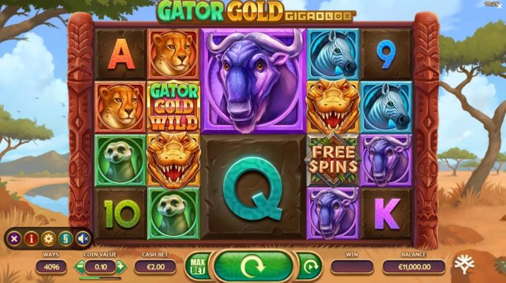 Gator Gold GigaBlox yggdrasil slotxo