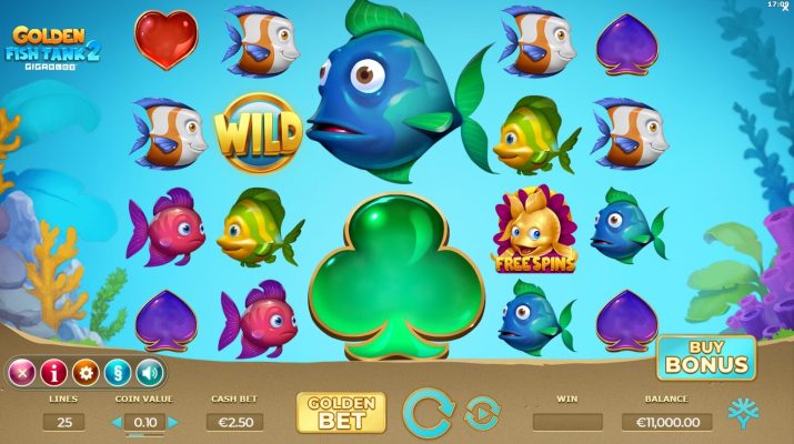 Golden Fish Tank 2 Gigablox yggdrasil slotxo