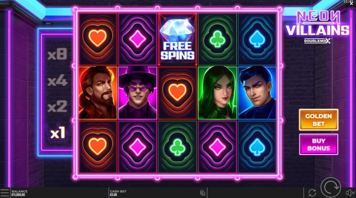 Neon Villains DoubleMax yggdrasil slotxo