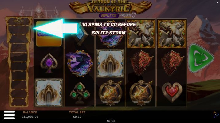 Rise of the Valkyrie Splitz yggdrasil slotxo