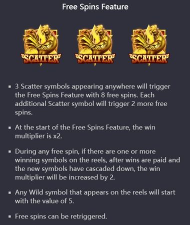 Rooster Rumble สล็อต PG SLOTXO-XO ทดลองเล่น