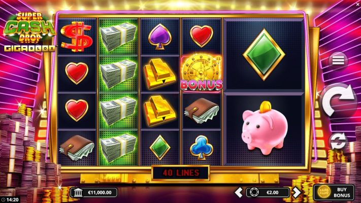 Super Cash Drop Gigablox yggdrasil slotxo